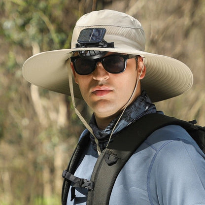 Solar-Powered Fan Hat
