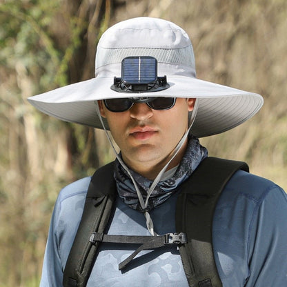 Solar-Powered Fan Hat