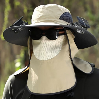Solar-Powered Fan Hat