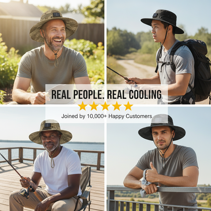 Solar-Powered Fan Hat
