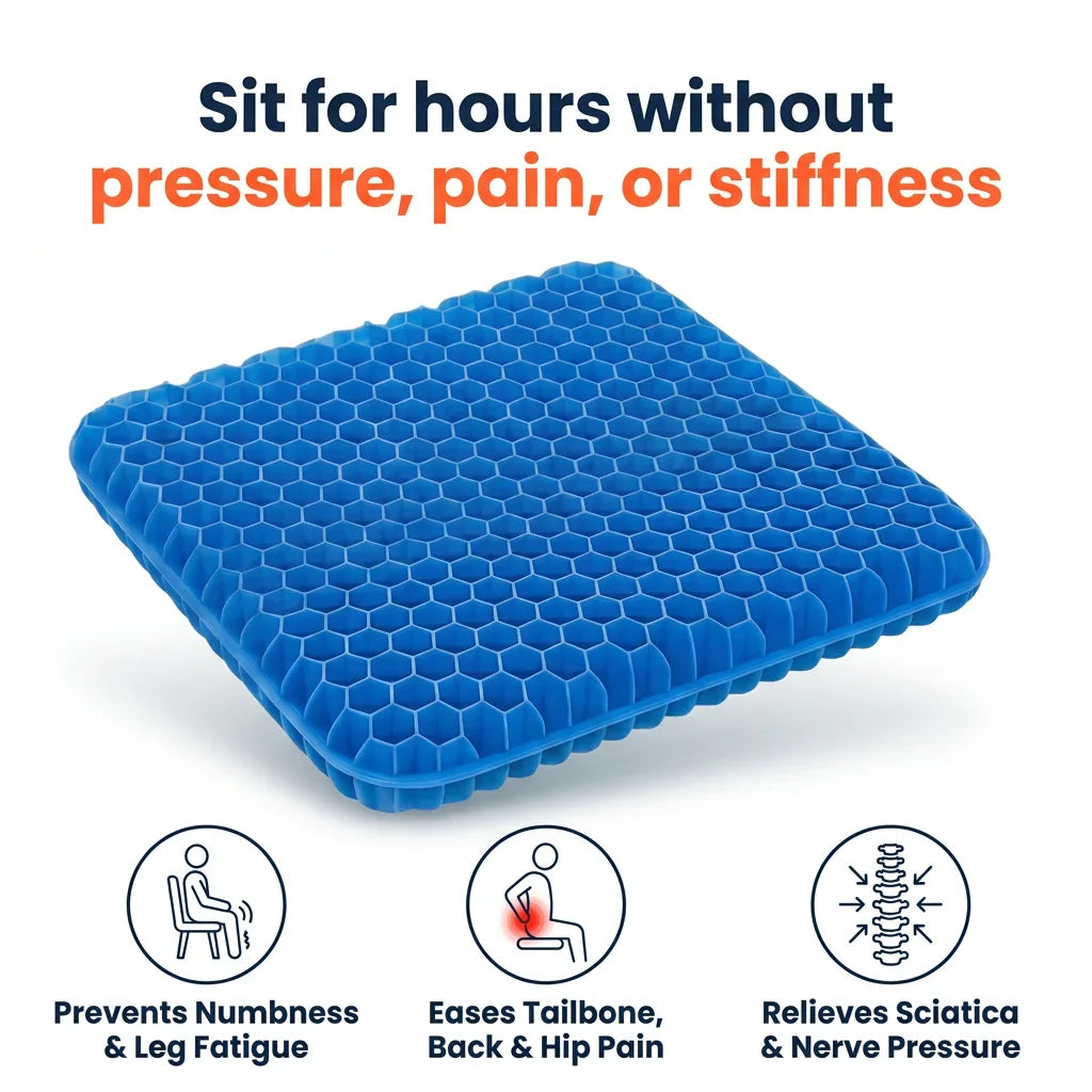 100% Gel Seat Cushion