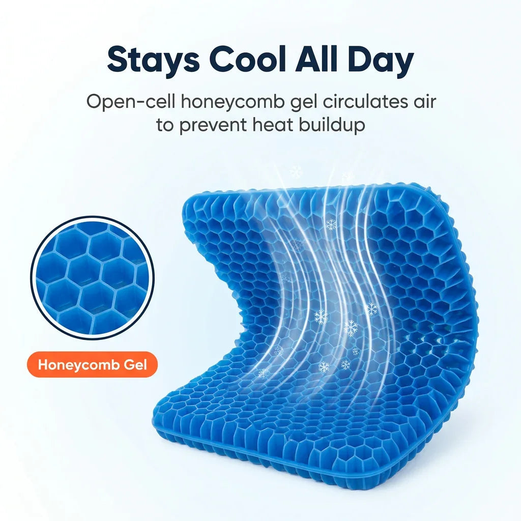 100% Gel Seat Cushion